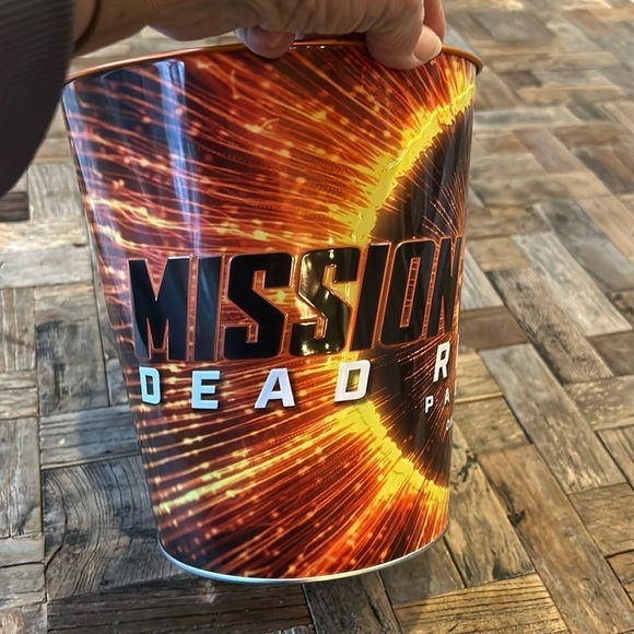 Mission Impossible Dead Reckoning Part One Tin Popcorn Bucket - Picture 1 of 6